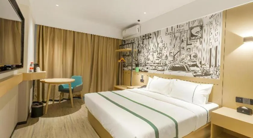 Bed in City Comfort Inn Fangchenggang Qisha