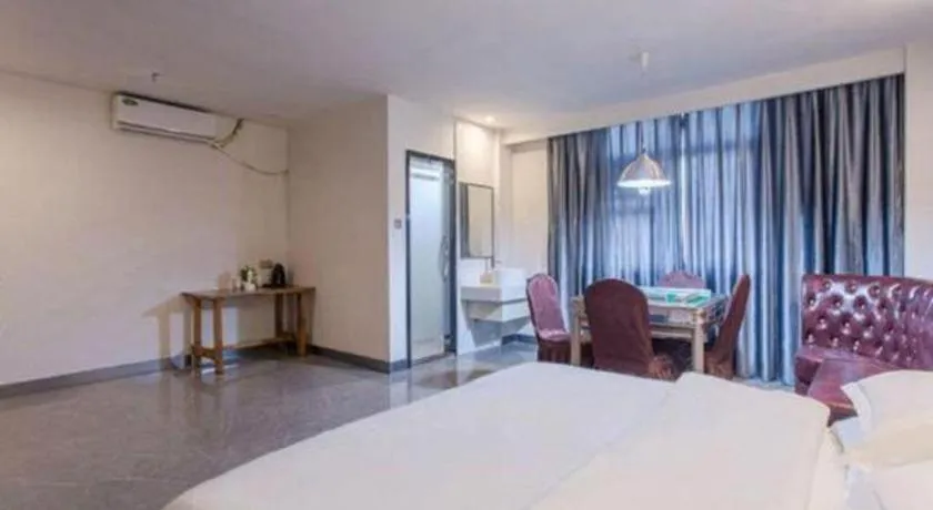 Bed in Borrman Hotel Fangchenggang Qisha