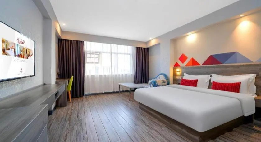 Bed in Borrman Hotel Fangchenggang Qisha