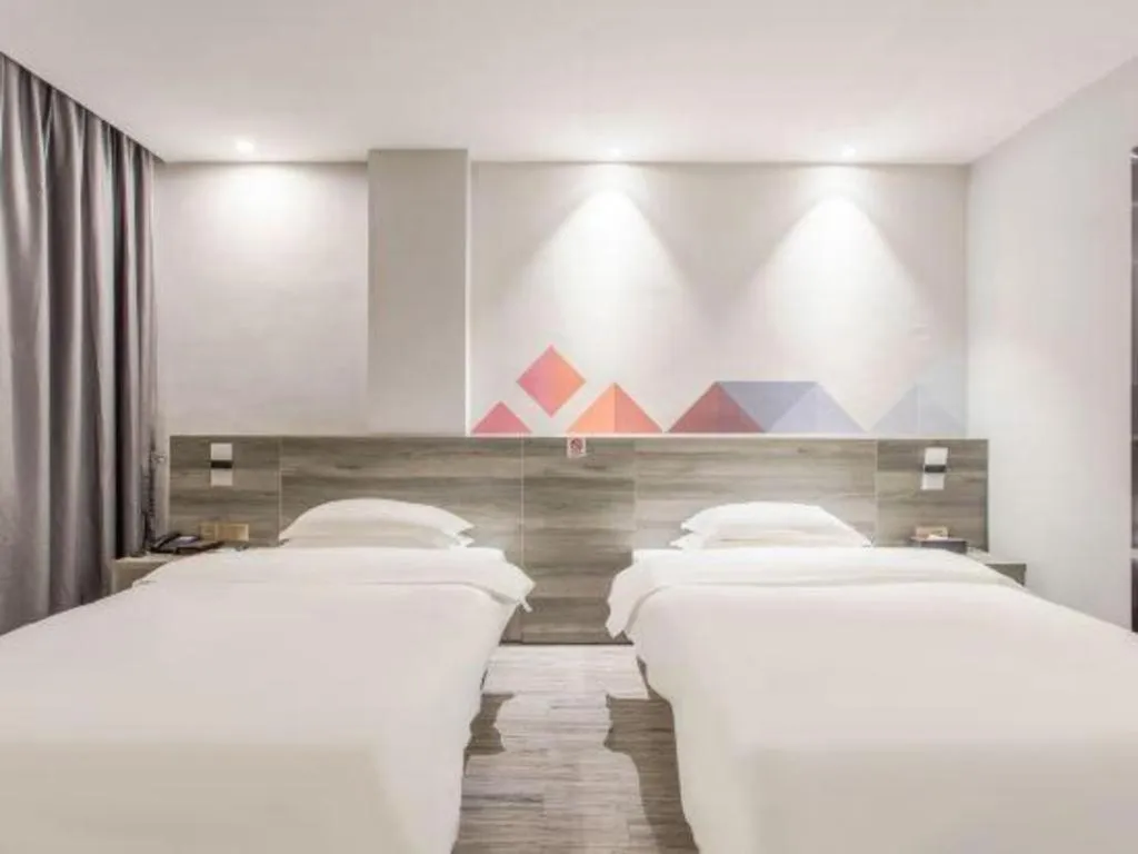 Bed in Borrman Hotel Fangchenggang Qisha