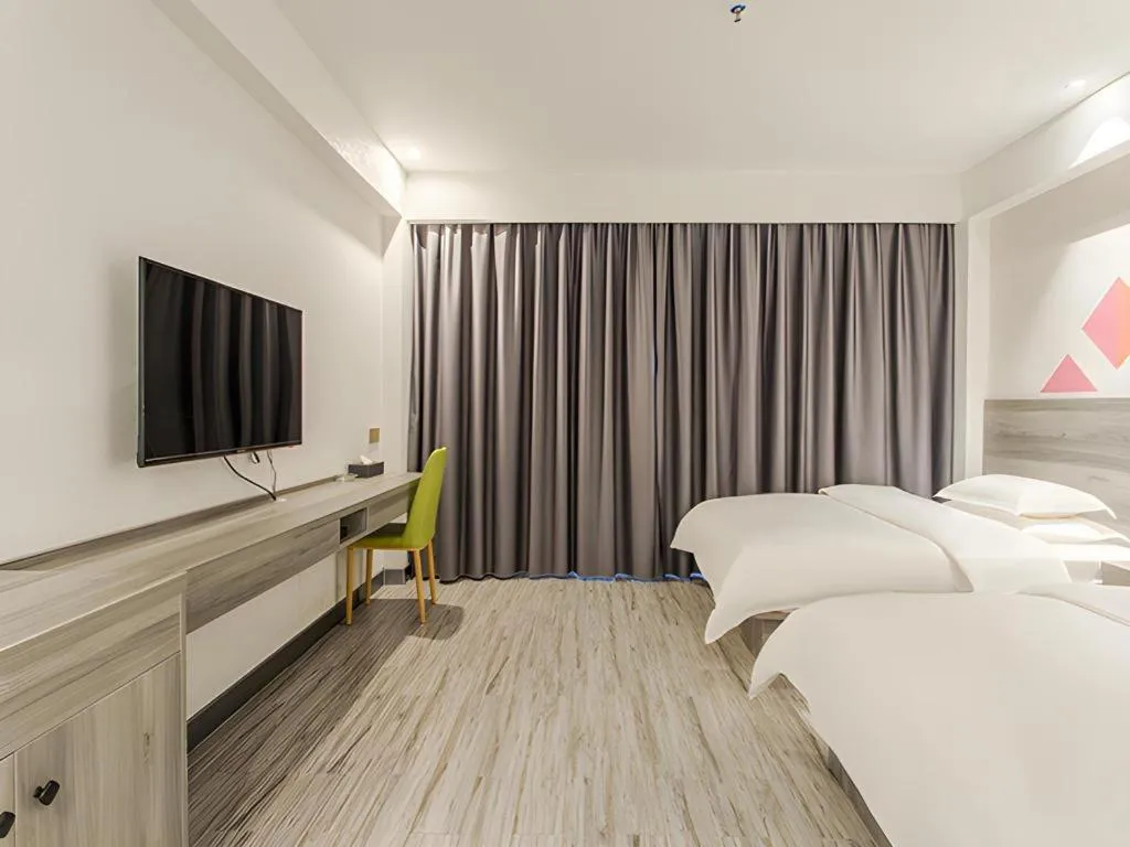 Bed in Borrman Hotel Fangchenggang Qisha