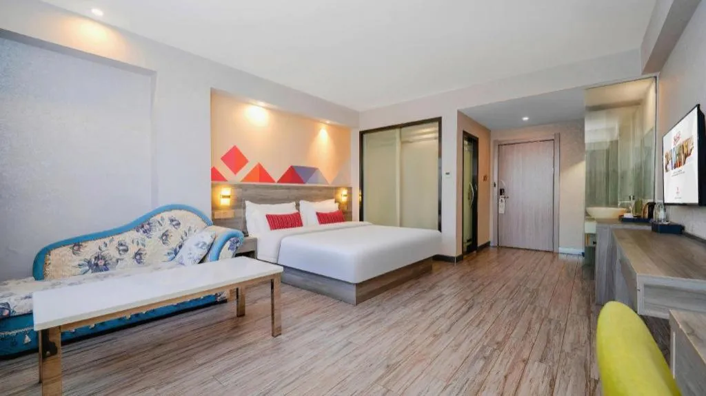 Bed in Borrman Hotel Fangchenggang Qisha