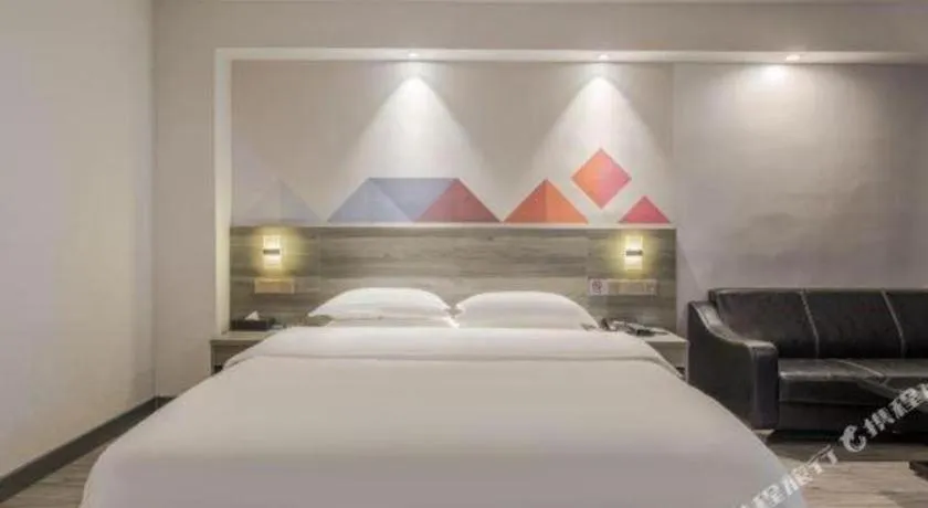 Bed in Borrman Hotel Fangchenggang Qisha