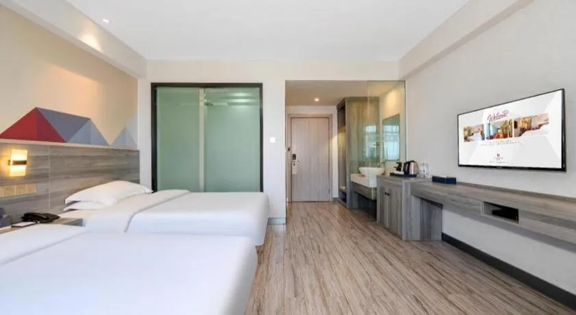 Bed in Borrman Hotel Fangchenggang Qisha