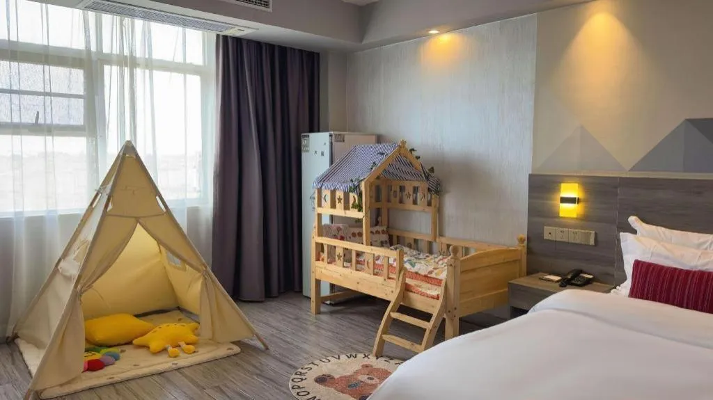 Bed in Borrman Hotel Fangchenggang Qisha