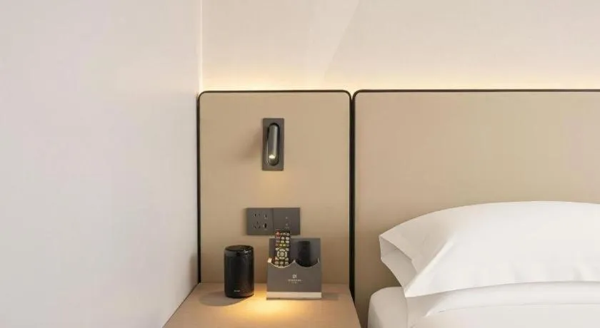 Bed in Borrman Hotel Fangchenggang Qisha