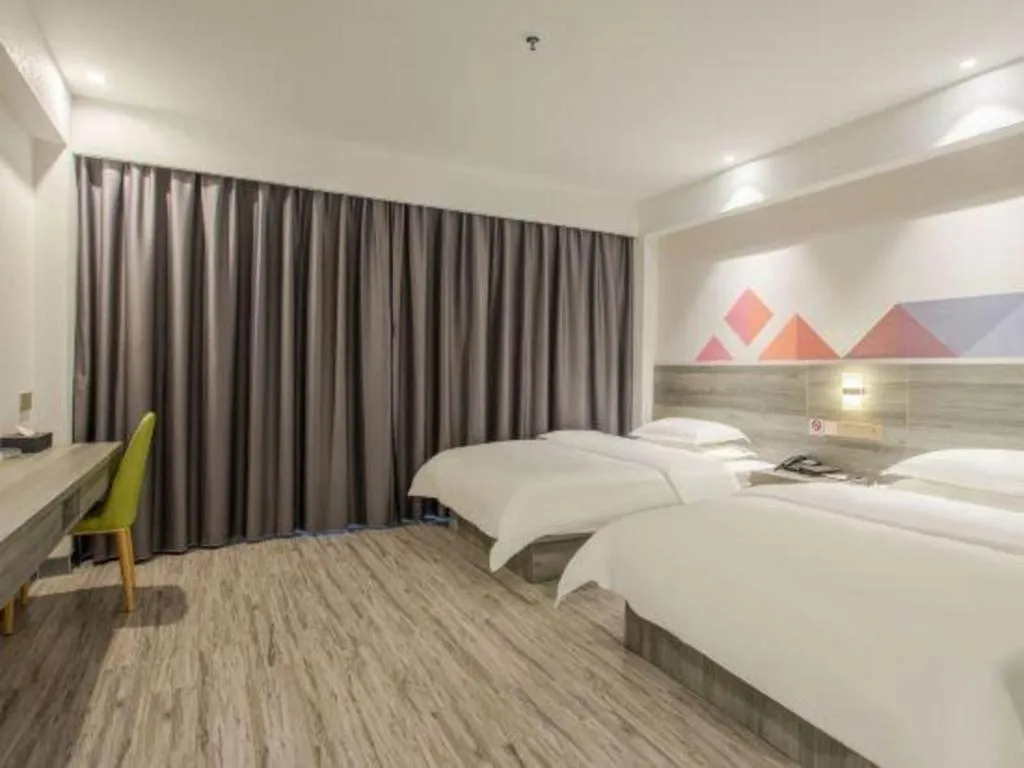 Bed in Borrman Hotel Fangchenggang Qisha