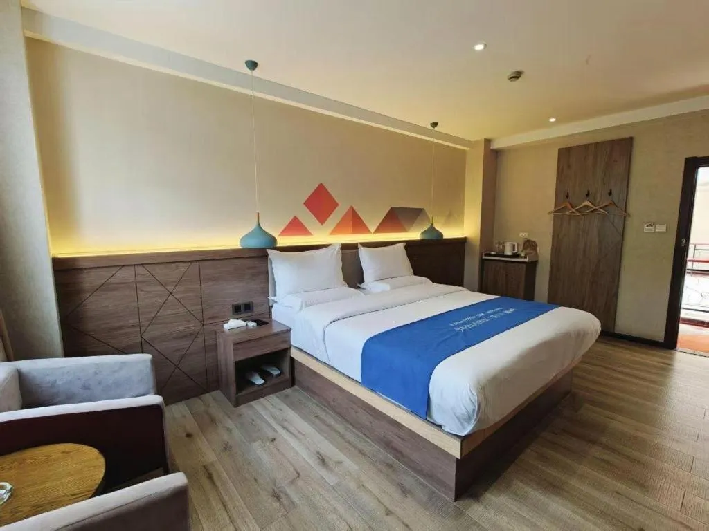 Bed in Borrman Hotel Yuxi Yuxing Road