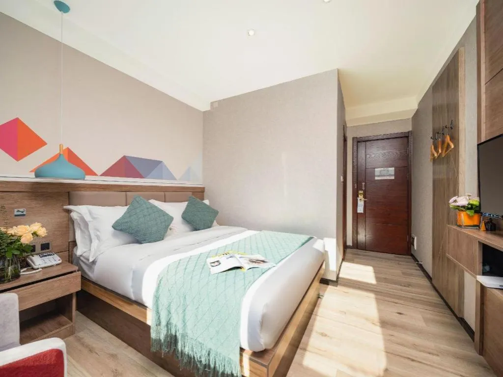 Bed in Borrman Hotel Yuxi Yuxing Road