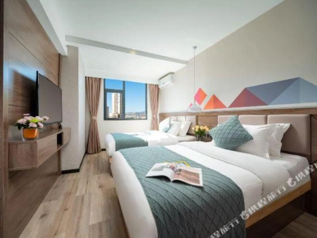 Bed in Borrman Hotel Yuxi Yuxing Road