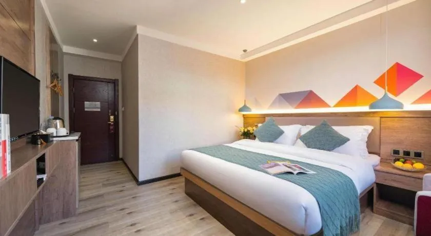 Bed in Borrman Hotel Yuxi Yuxing Road