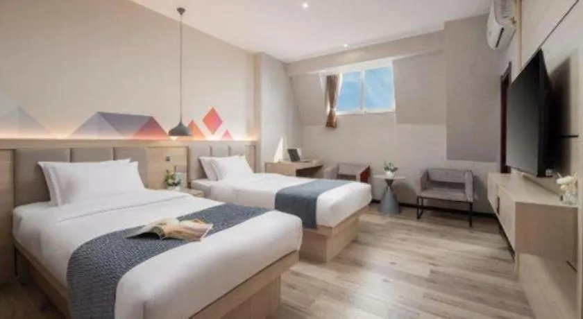 Bed in Borrman Hotel Yuxi Yuxing Road