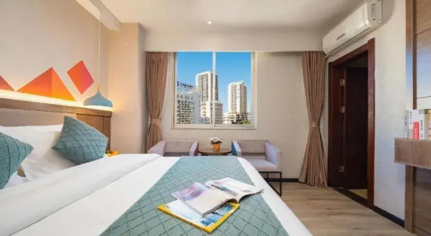 Bed in Borrman Hotel Yuxi Yuxing Road Bed in Borrman Hotel Yuxi Yuxing Road