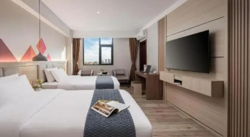 Bed in Borrman Hotel Yuxi Yuxing Road Bed in Borrman Hotel Yuxi Yuxing Road