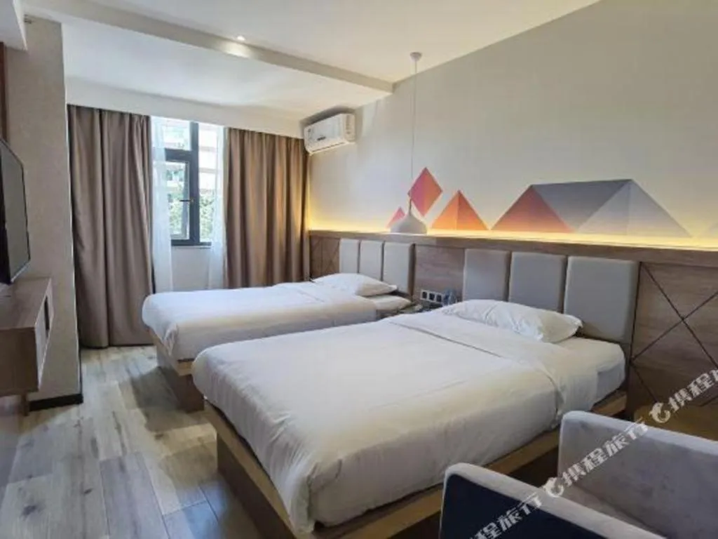 Bed in Borrman Hotel Yuxi Yuxing Road