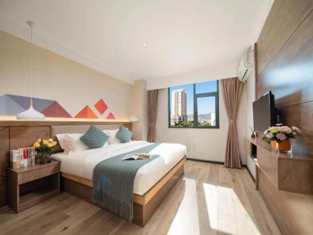 Bed in Borrman Hotel Yuxi Yuxing Road