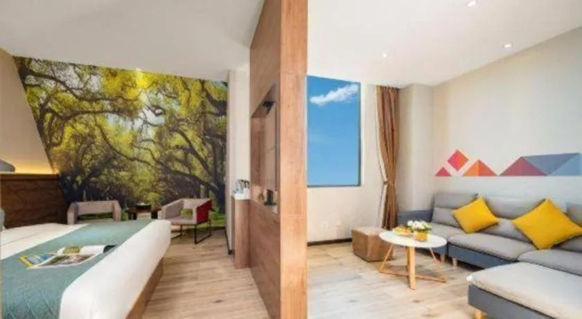 Bed in Borrman Hotel Yuxi Yuxing Road