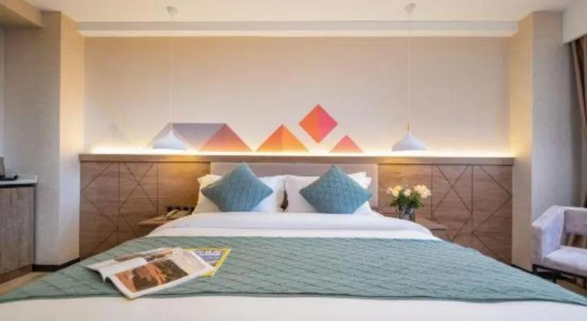 Bed in Borrman Hotel Yuxi Yuxing Road