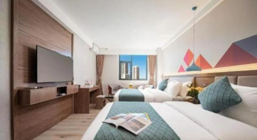 Bed in Borrman Hotel Yuxi Yuxing Road