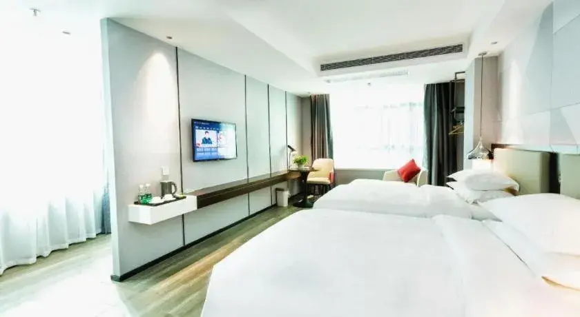 Bed in Borrman Hotel Yunfu Xinxing County Bus Station Bed in Borrman Hotel Yunfu Xinxing County Bus Station