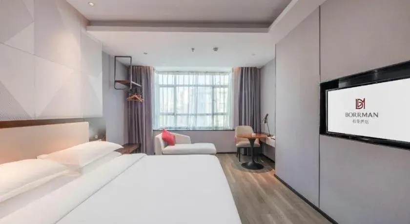 Bed in Borrman Hotel Yunfu Xinxing County Bus Station Bed in Borrman Hotel Yunfu Xinxing County Bus Station