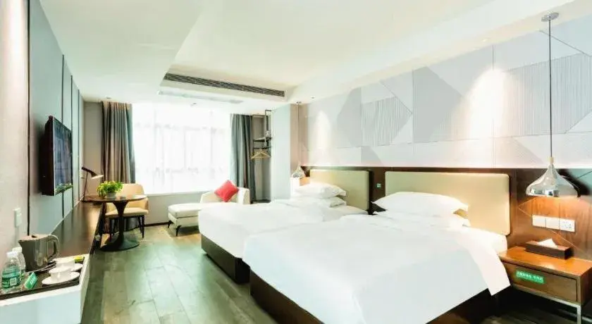 Bed in Borrman Hotel Yunfu Xinxing County Bus Station Bed in Borrman Hotel Yunfu Xinxing County Bus Station