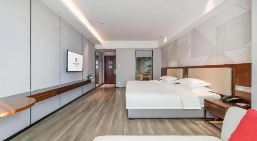 Bed in Borrman Hotel Yunfu Xinxing County Bus Station