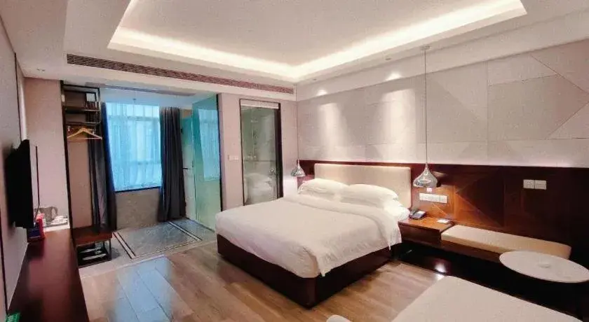 Bed in Borrman Hotel Yunfu Xinxing County Bus Station Bed in Borrman Hotel Yunfu Xinxing County Bus Station