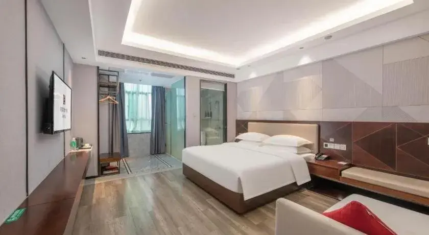 Bed in Borrman Hotel Yunfu Xinxing County Bus Station Bed in Borrman Hotel Yunfu Xinxing County Bus Station