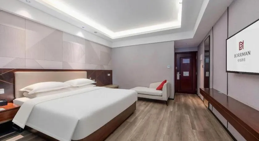 Bed in Borrman Hotel Yunfu Xinxing County Bus Station