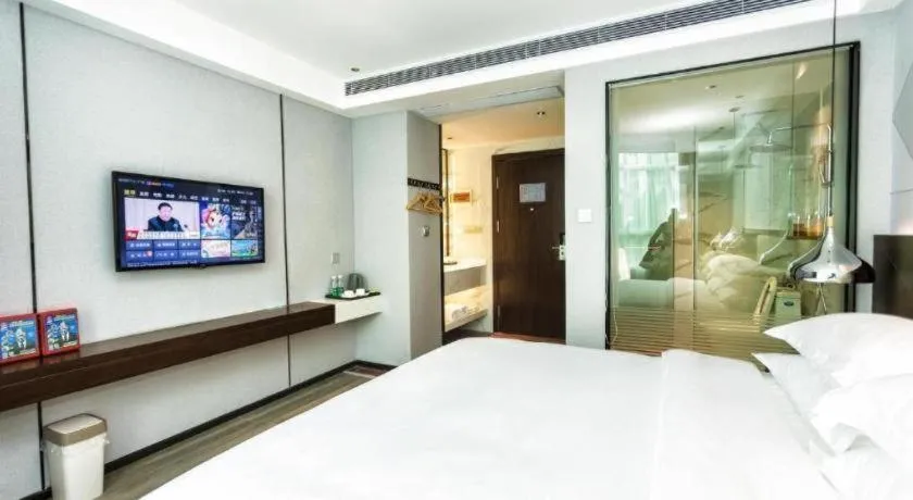 Bed in Borrman Hotel Yunfu Xinxing County Bus Station