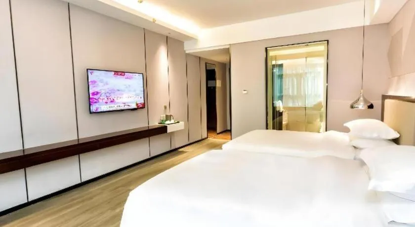 Bed in Borrman Hotel Yunfu Xinxing County Bus Station