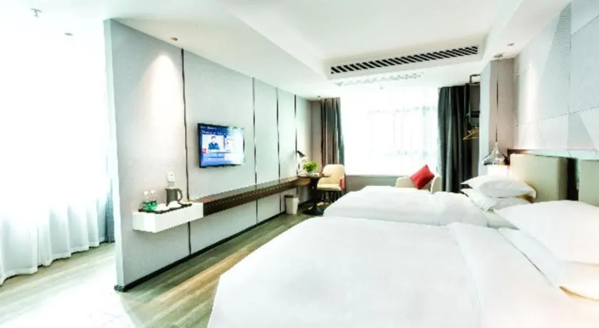 Bed in Borrman Hotel Yunfu Xinxing County Bus Station