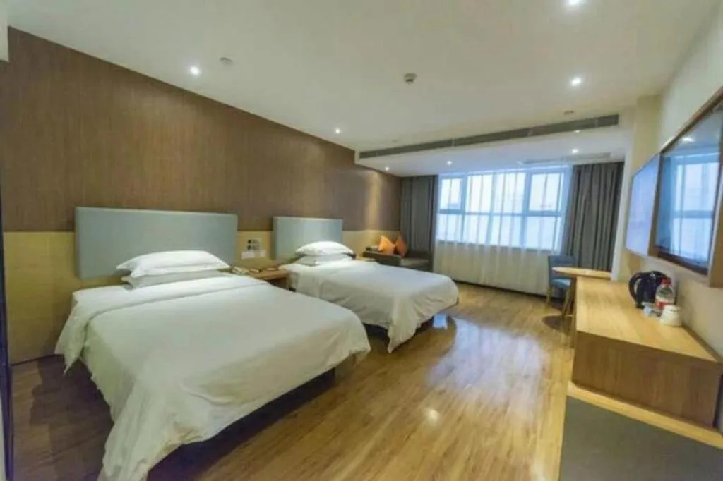 Bed in JTOUR Inn Yulin Bobai County Government Cultural Pedestrian Street