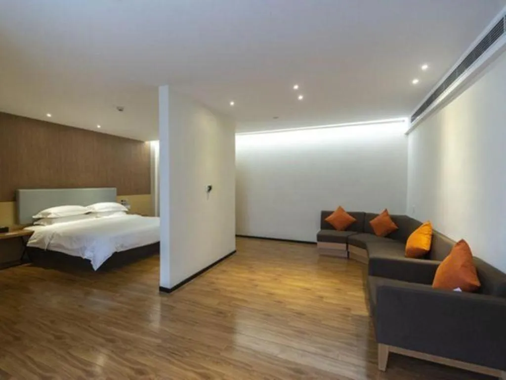 Bed in JTOUR Inn Yulin Bobai County Government Cultural Pedestrian Street