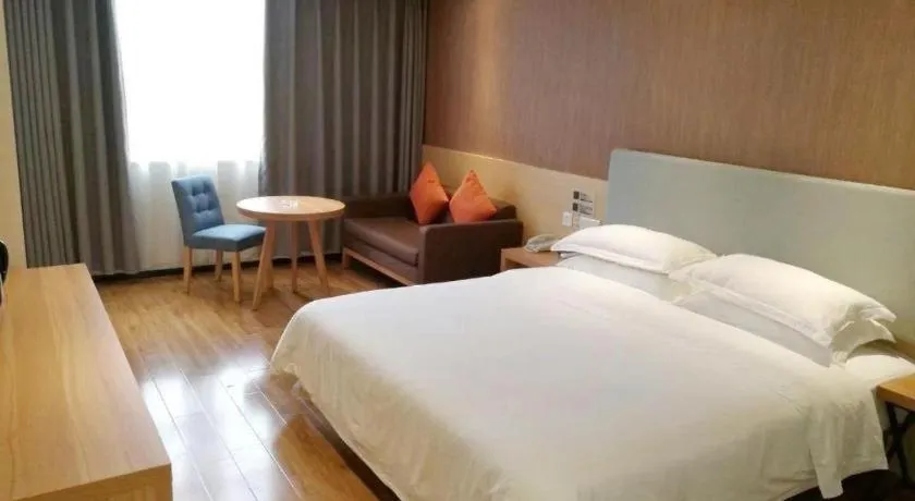 Bed in JTOUR Inn Yulin Bobai County Government Cultural Pedestrian Street