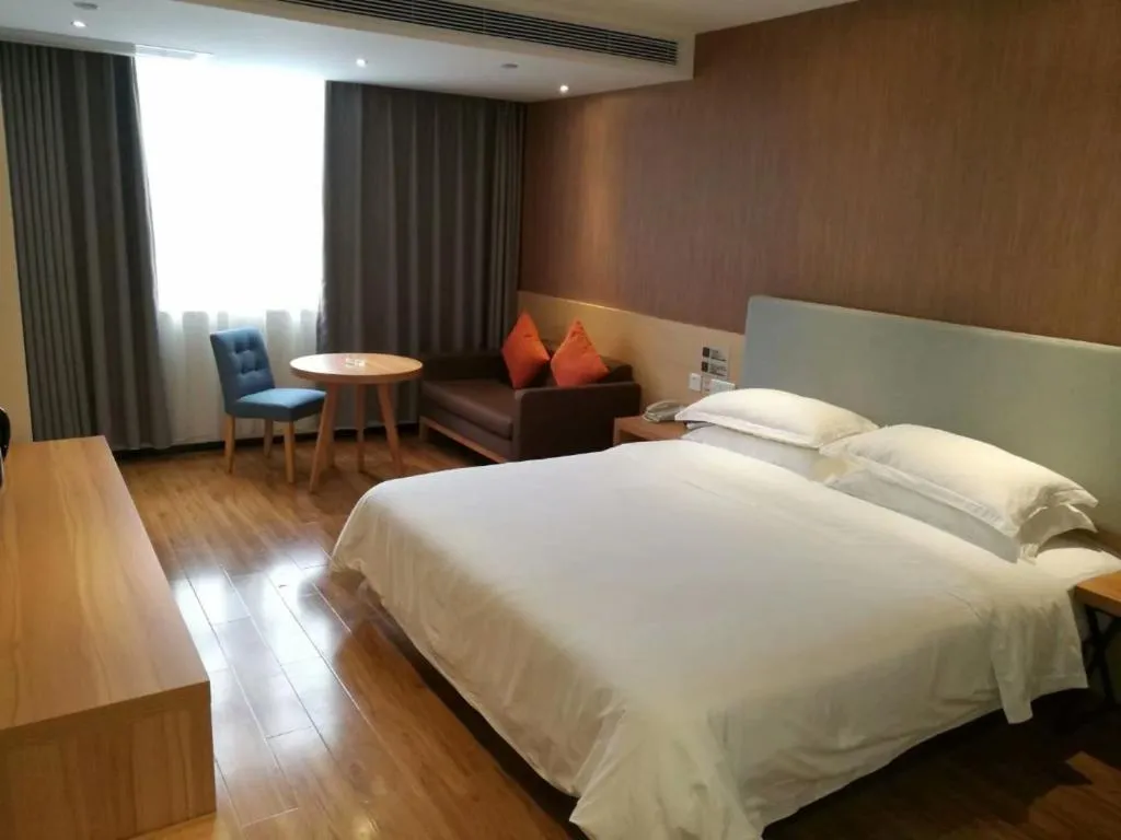 Bed in JTOUR Inn Yulin Bobai County Government Cultural Pedestrian Street