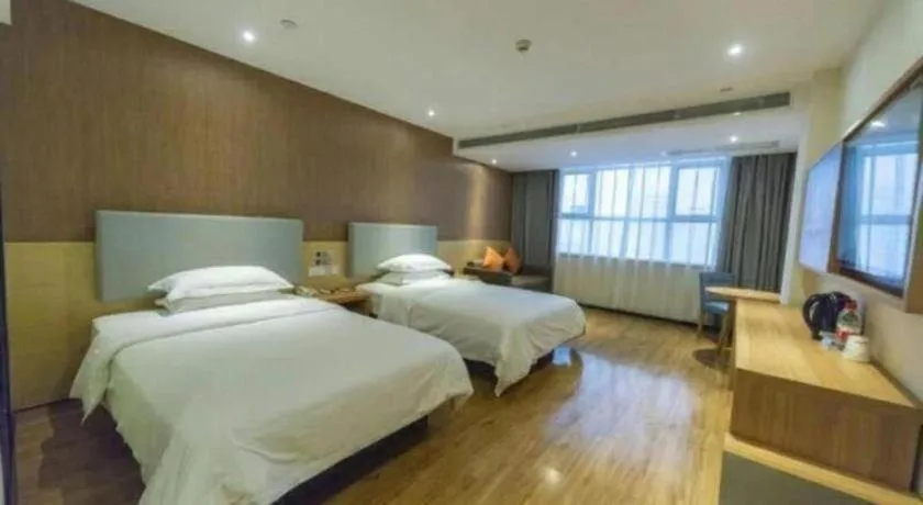 Bed in JTOUR Inn Yulin Bobai County Government Cultural Pedestrian Street