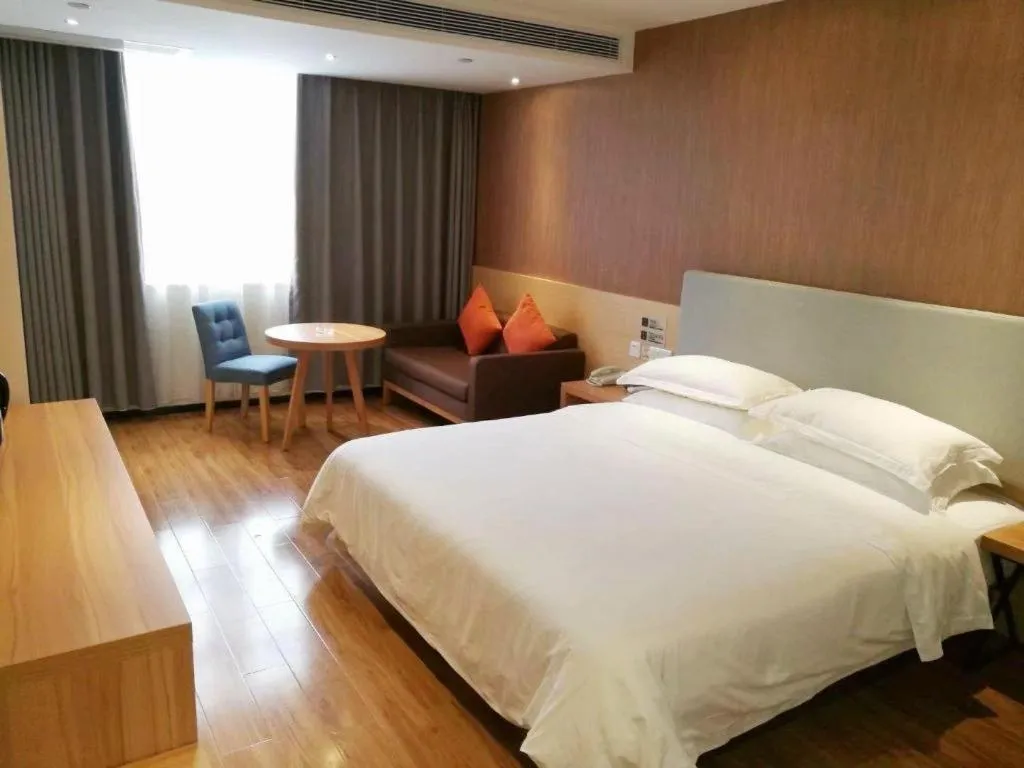 Bed in JTOUR Inn Yulin Bobai County Government Cultural Pedestrian Street