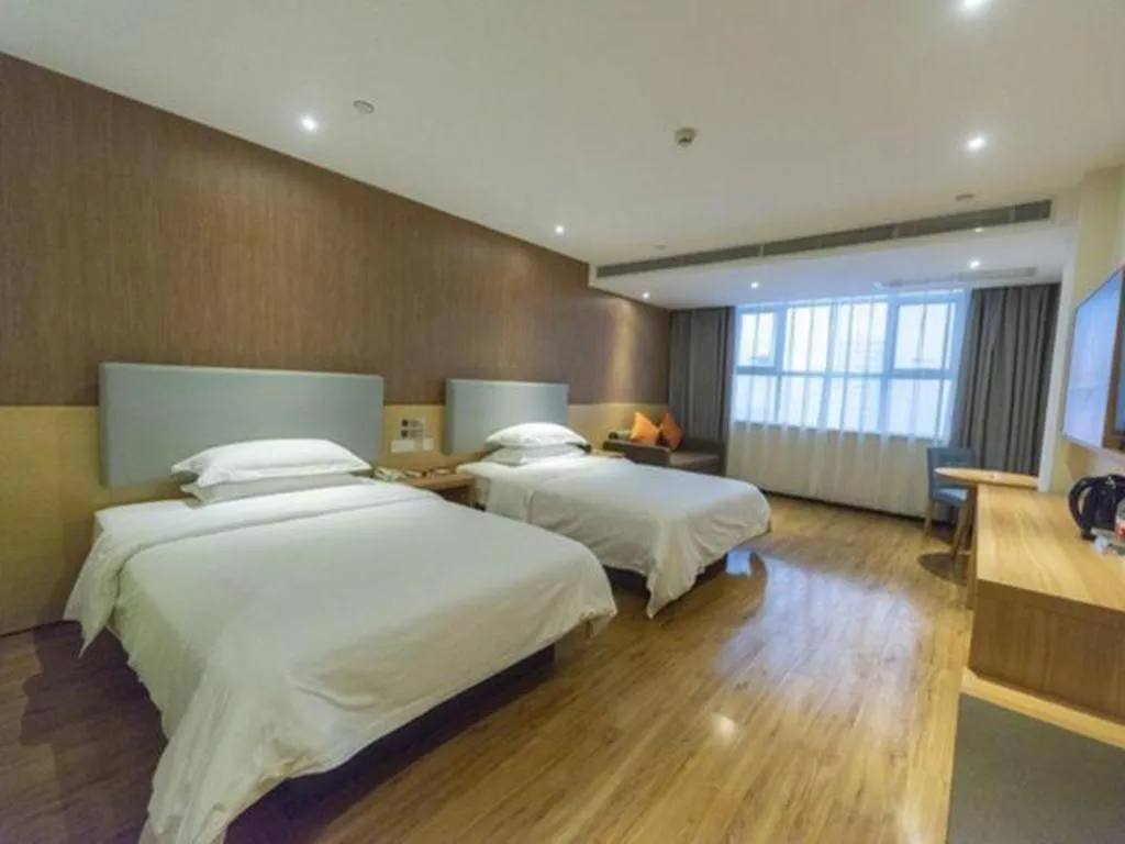 Bed in JTOUR Inn Yulin Bobai County Government Cultural Pedestrian Street