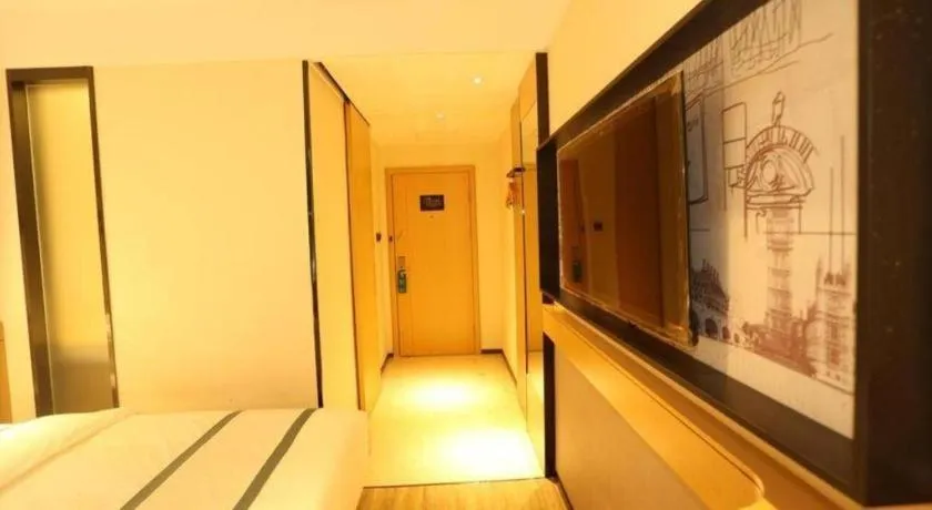 Bed in City Comfort Inn Dalian Changxin Dao Santang Commercial Street