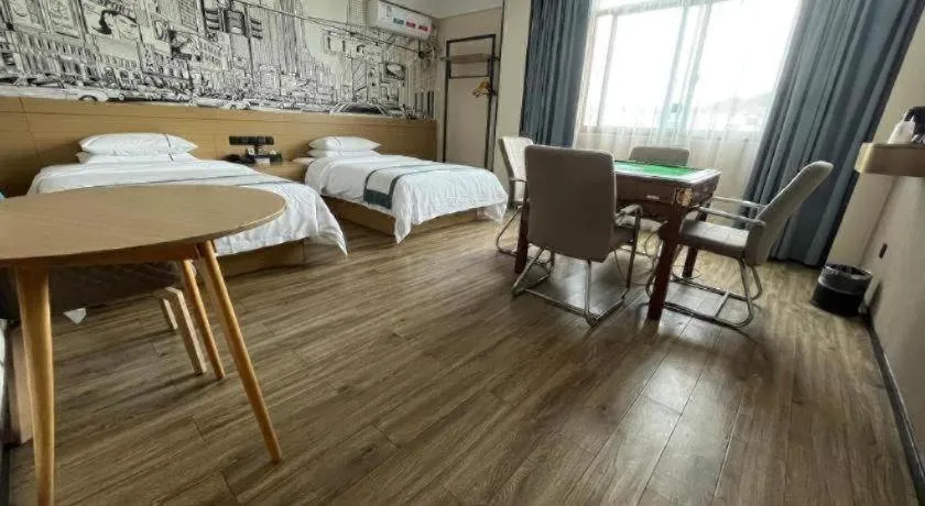 Bed in City Comfort Inn Chenzhou Rucheng