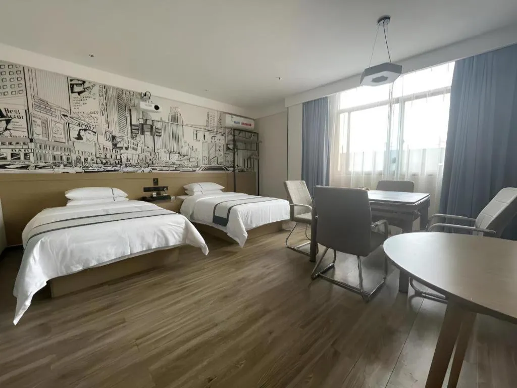 Bed in City Comfort Inn Chenzhou Rucheng