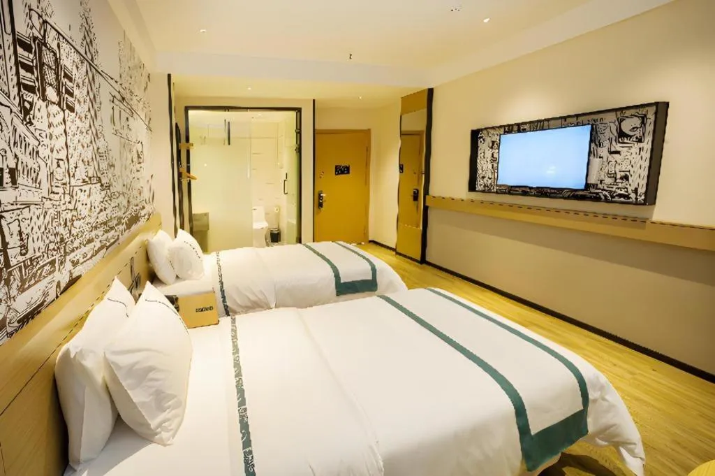 Bed in City Comfort Inn Chenzhou Rucheng