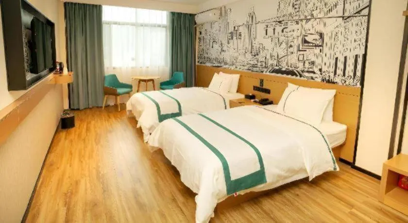 Bed in City Comfort Inn Chenzhou Rucheng
