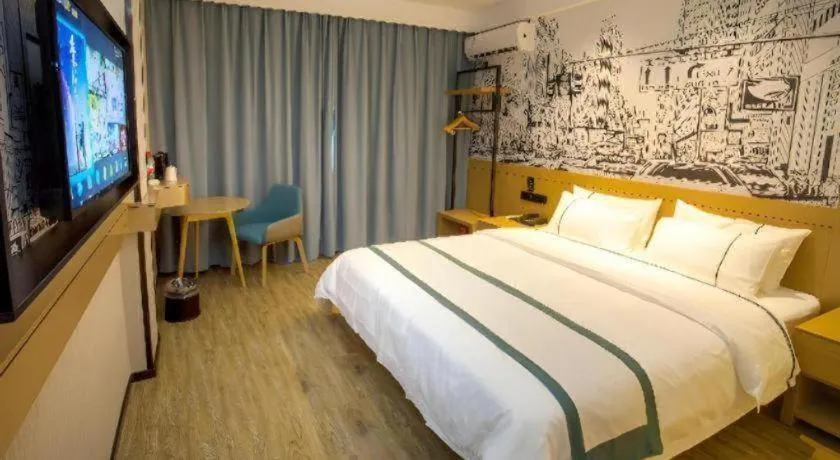 Bed in City Comfort Inn Chenzhou Rucheng