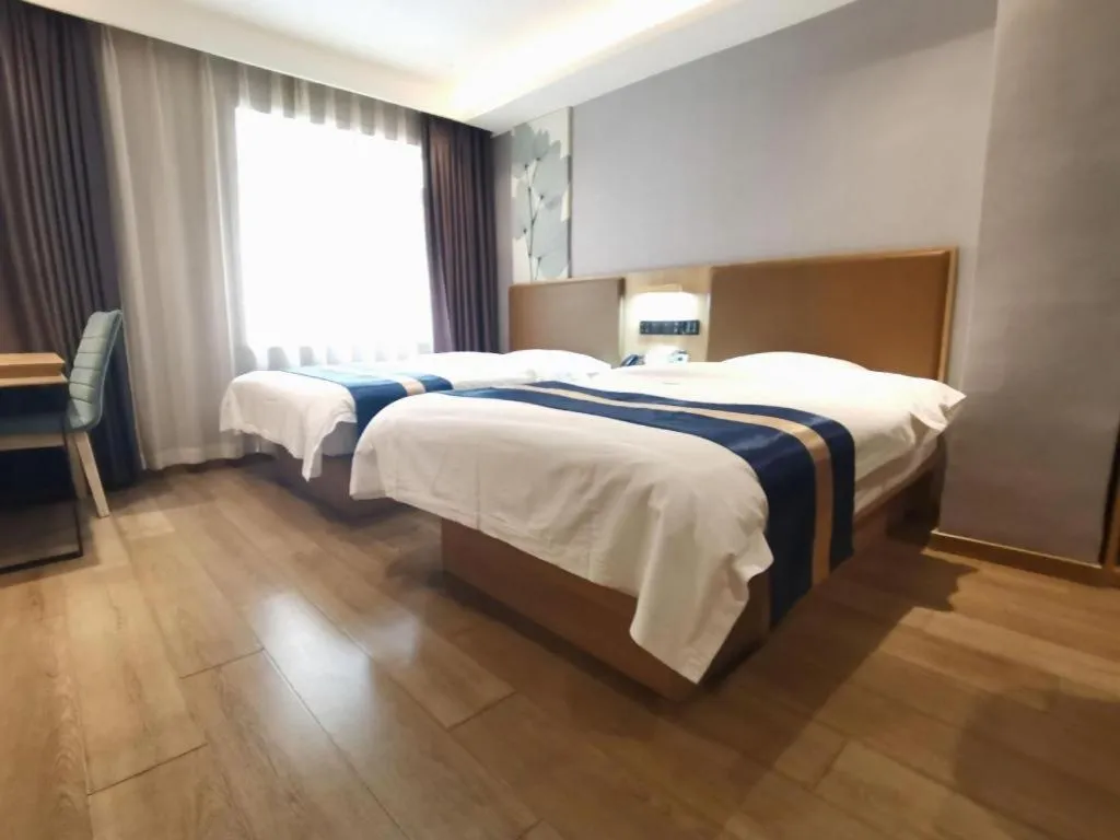 Bed in Green Tree Inn Express Huainan Xiejiaji District Orient Guangji Hospital