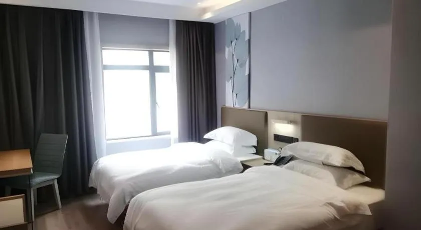 Bed in Green Tree Inn Express Huainan Xiejiaji District Orient Guangji Hospital