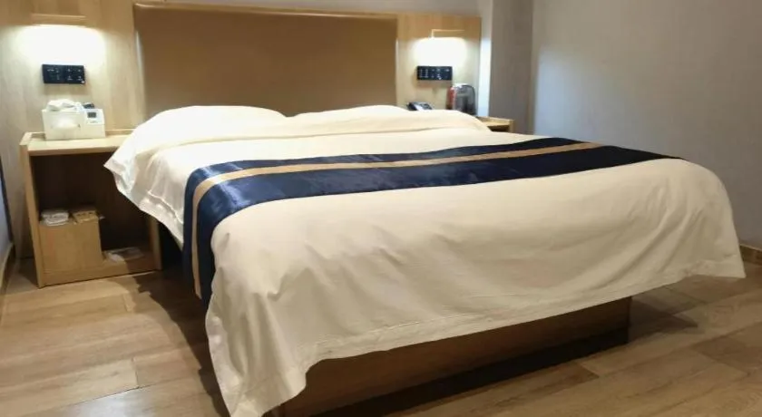 Bed in Green Tree Inn Express Huainan Xiejiaji District Orient Guangji Hospital