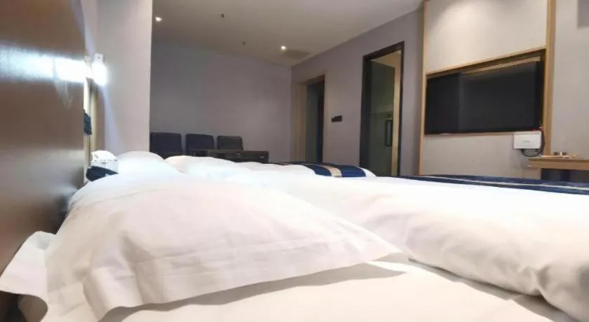 Bed in Green Tree Inn Express Huainan Xiejiaji District Orient Guangji Hospital